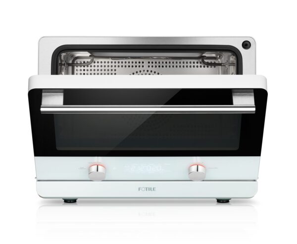 FOTILE ChefCubii 4-In-1 Steam Air Fryer Food Dehydrator 6 -Slice White Convection Toaster Oven Automatic Shut-Off - Image 7