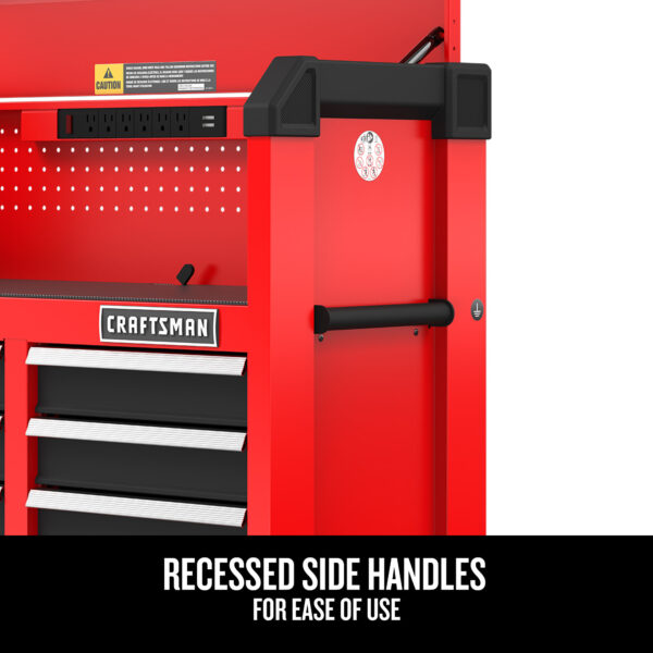 CRAFTSMAN 2000 Series 41-Inches W x 24.7-Inches H x 16-Inches D 6 -Drawer Steel Tool Chest ( Red ) - Image 7