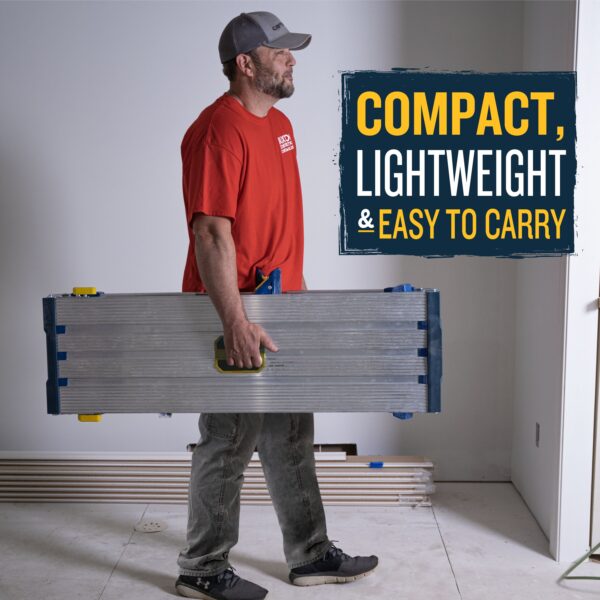 Werner Pro Linking Platform Aluminum 1.7-Feet H x 3.9-Feet L 300-lbs. Capacity Work platform - Image 6