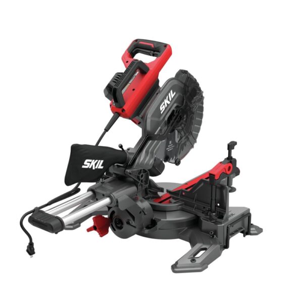 SKIL 10-in 15-Amps Dual Bevel Sliding Compound Corded Miter Saw - Image 10
