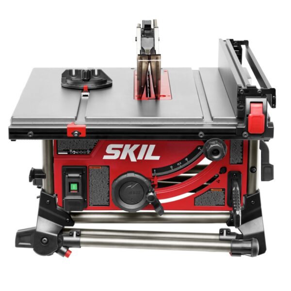 SKIL 10-in 15 -Amp 120 -Volt Portable Jobsite Table Saw with Folding Stand - Image 10
