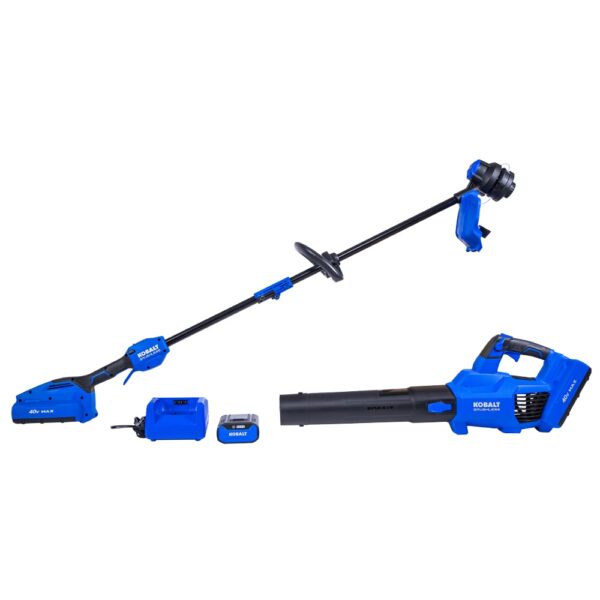 Kobalt Gen4 40-volt Cordless Battery String Trimmer and Leaf Blower Combo Kit 4 Ah (Battery & Charger Included) - Image 6