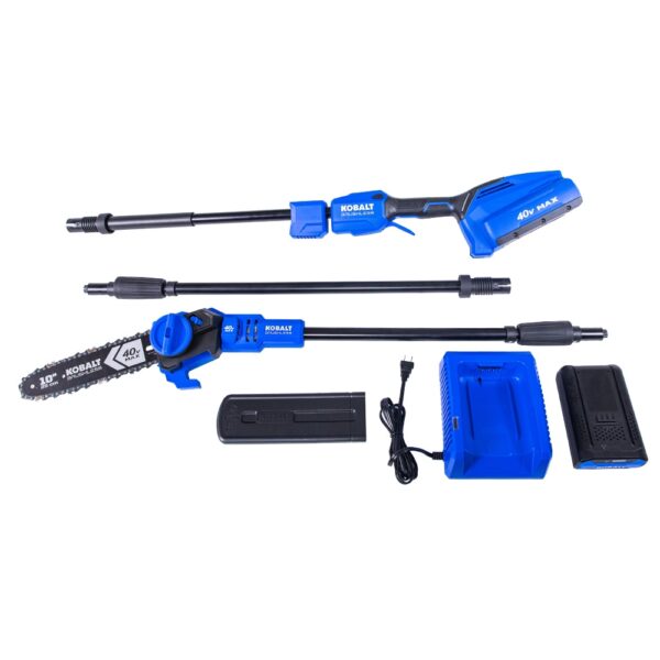 Kobalt Gen4 40-volt 10-in 2 Ah Battery Pole Saw (Battery and Charger Included) - Image 5