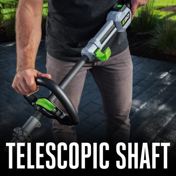 EGO POWER + POWERLOAD with LINE IQ 56-volt 16-in Telescopic Shaft Battery String Trimmer 4 Ah (Battery and Charger Included) - Image 5