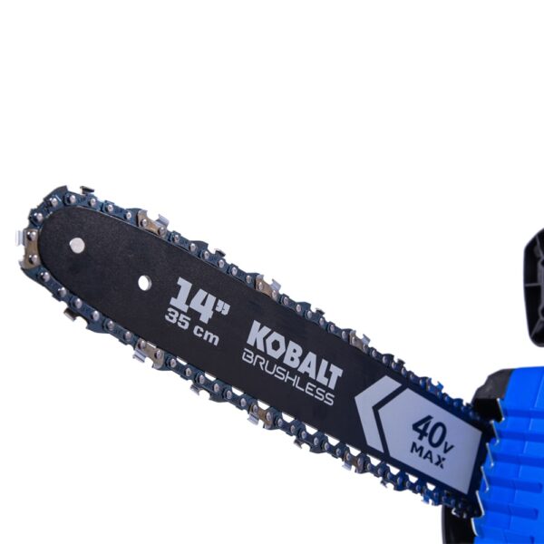 Kobalt Gen4 40-volt 14-in Battery 4 Ah Chainsaw (Battery and Charger Included) - Image 6