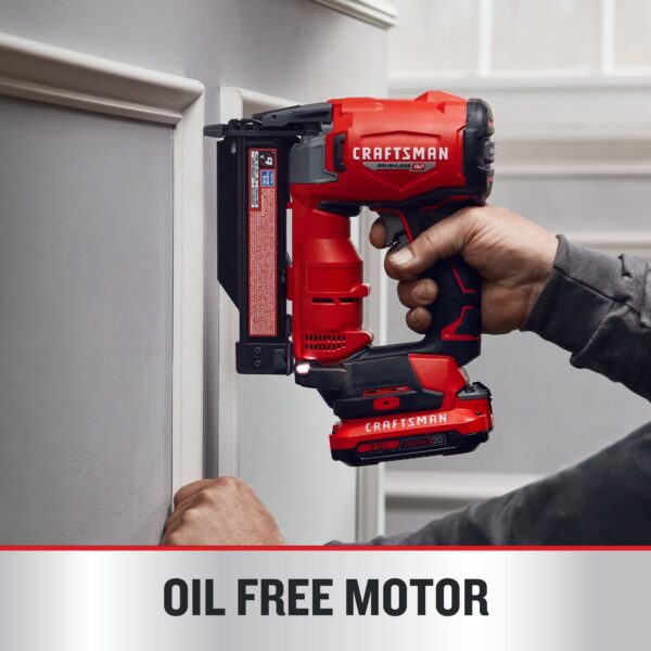 CRAFTSMAN V20 Brushless RP 1-3/8-in 23 -Gauge Cordless - Image 5