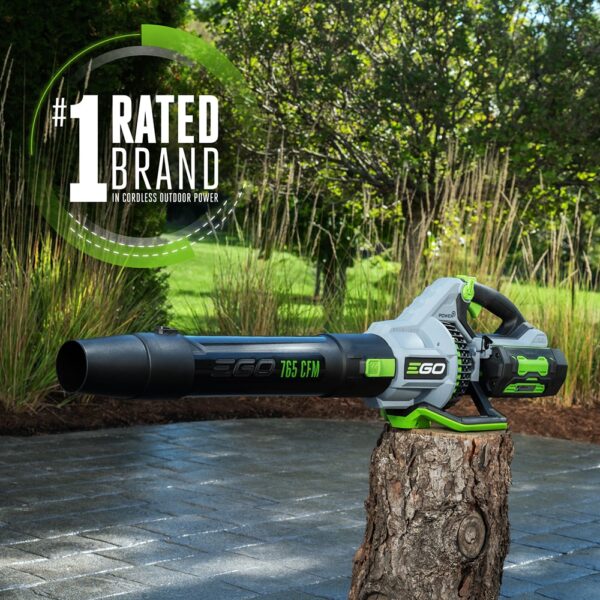 EGO 56-volt 765-CFM 200-MPH Battery Handheld Leaf Blower 5 Ah (Battery and Charger Included) - Image 3