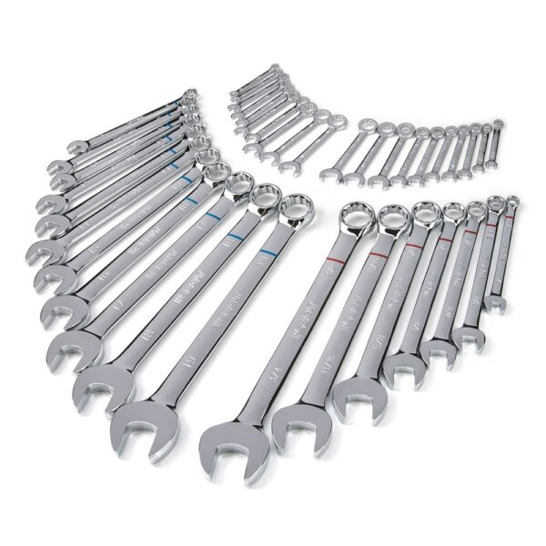 Kobalt 300 -Piece Standard (SAE) and Metric Polished chrome Mechanics Tool Set (no case) - Image 9