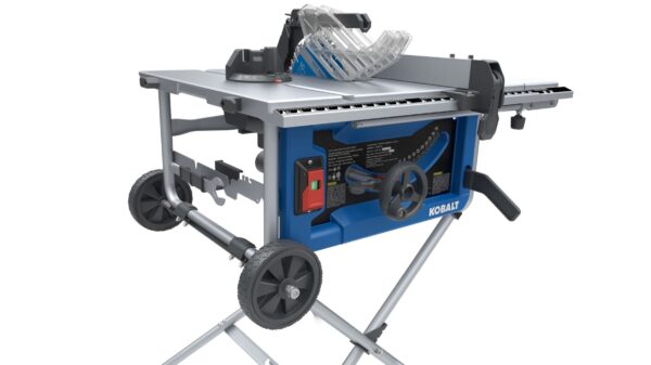Kobalt 10-in 15 -Amp 120 -Volt Portable Jobsite Table Saw with Folding Stand - Image 2