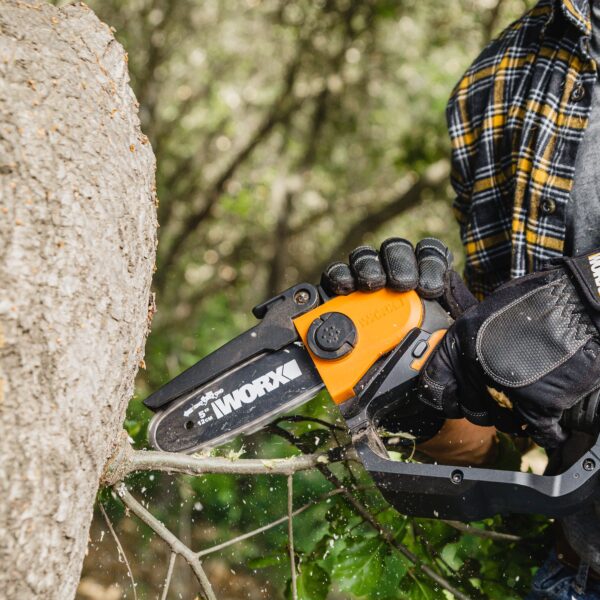 WORX Power Share 20-volt 5-in Battery 2 Ah Chainsaw (Battery and Charger Included) - Image 4