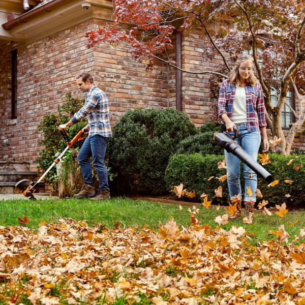 WORX Power Share 20-volt Max Cordless Battery String Trimmer and Leaf Blower Combo Kit 2 Ah (Battery & Charger Included) - Image 7