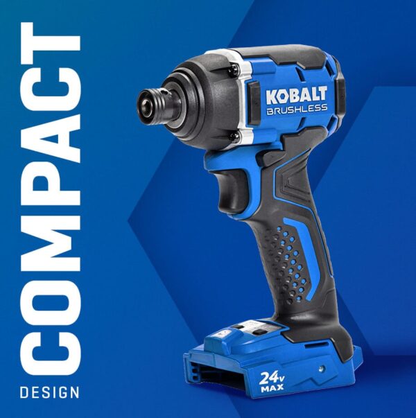 Kobalt 24-volt 4-Tool Brushless Power Tool Combo Kit with Soft Case (1-Battery Included and Charger Included) - Image 4