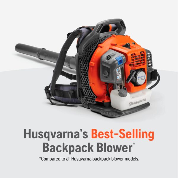 Husqvarna 150BT 51-cc 2-cycle 765-CFM 270-MPH Gas Backpack Leaf Blower - Image 7