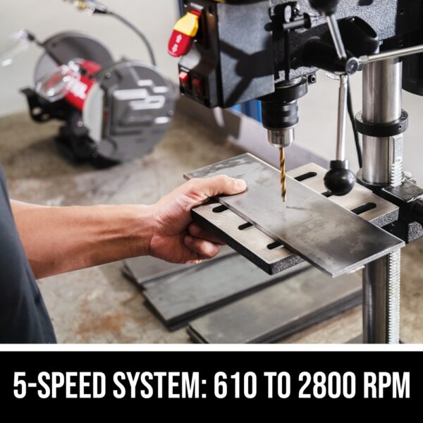 SKIL 6.2 -Amp 5 -Speed Bench drill press - Image 3