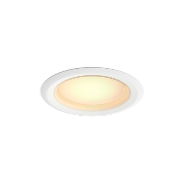 Philips Hue Smart Compatible Bluetooth Compatibility White 5-in or 6-in 1100 -Lumens Switchable white Round Dimmable LED Damp rated Recessed Downlight 4 -Pack - Image 2