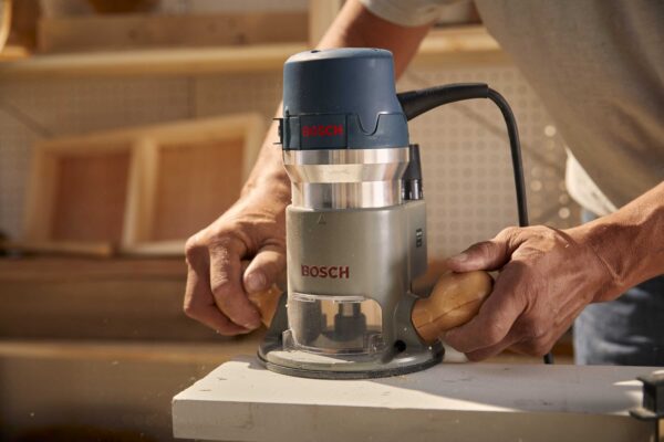 Bosch 1/4-in and 1/2-in 12.0000 -Amp 2.25 -HP Variable Speed Combo Fixed/Plunge Router Hard case - Image 9