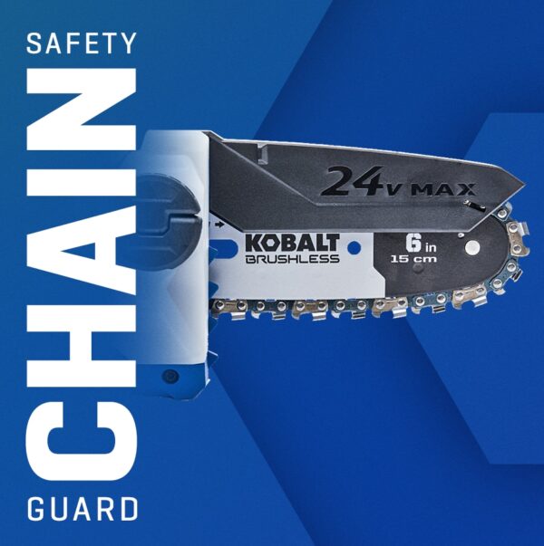 Kobalt 24-volt 6-in Battery 2 Ah Chainsaw (Battery and Charger Included) - Image 7