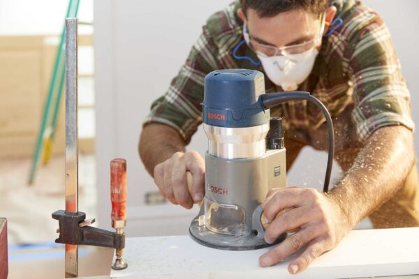 Bosch 1/4-in and 1/2-in 12.0000 -Amp 2.25 -HP Variable Speed Combo Fixed/Plunge Router Hard case - Image 10