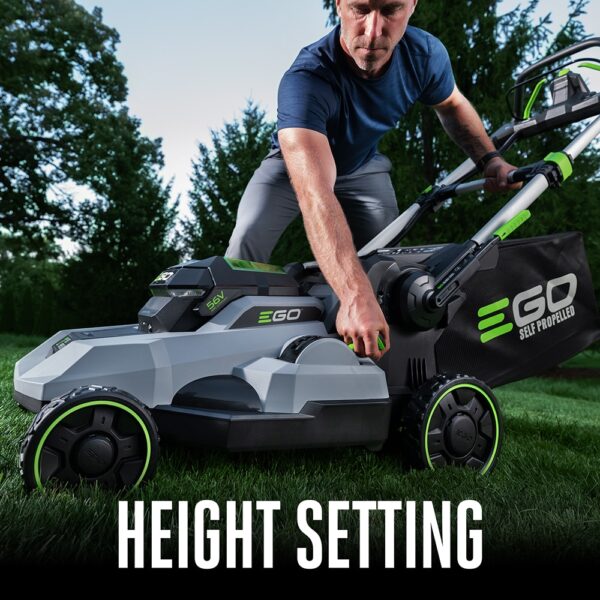 EGO POWER+ 600 Series 56-volt , ( 1 ) 6.0 Ah 21-in Self Propelled Battery Walk Mower ,Bagger Included - Image 8