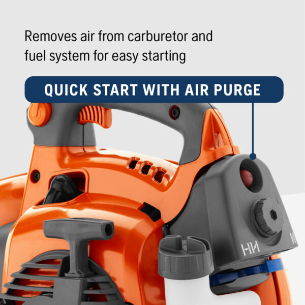 Husqvarna 125BVX 28-cc 2-cycle 470-CFM 170-MPH Gas Handheld Leaf Blower - Image 5