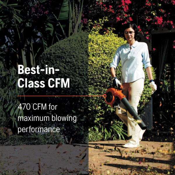 Husqvarna 125BVX 28-cc 2-cycle 470-CFM 170-MPH Gas Handheld Leaf Blower - Image 3