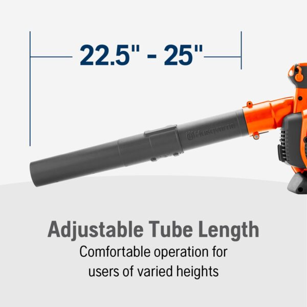 Husqvarna 125BVX 28-cc 2-cycle 470-CFM 170-MPH Gas Handheld Leaf Blower - Image 6