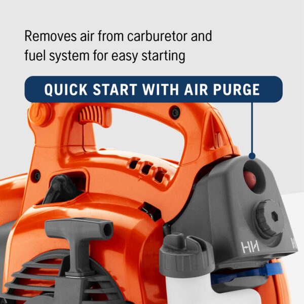 Husqvarna 125B 28-cc 2-cycle 470-CFM 170-MPH Gas Handheld Leaf Blower - Image 5