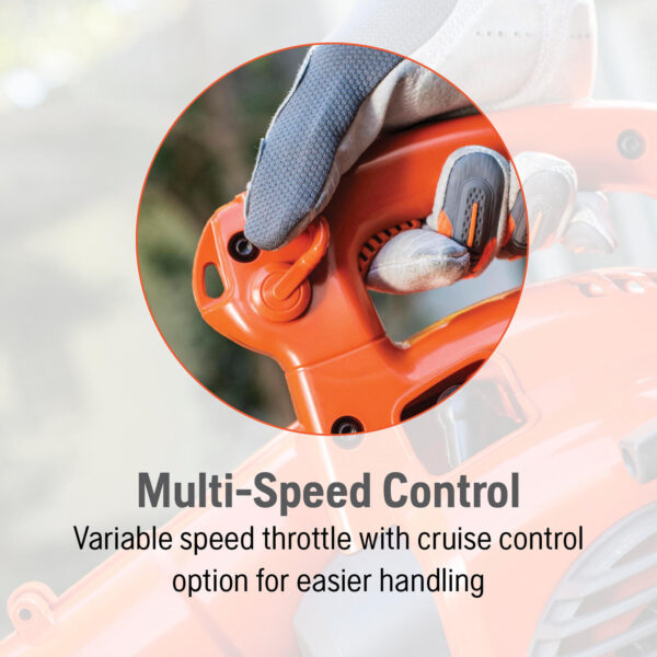 Husqvarna 125B 28-cc 2-cycle 470-CFM 170-MPH Gas Handheld Leaf Blower - Image 4