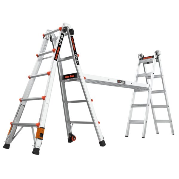 Little Giant Ladders Leveler 2.0 M22 with Leg Levelers 22-Feet Reach Type 1A - 300 lbs. Load Capacity Telescoping Multi-Position Ladder - Image 7