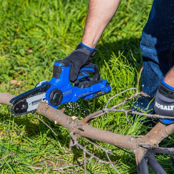 Kobalt 24-volt 6-in Battery 2 Ah Chainsaw (Battery and Charger Included) - Image 10