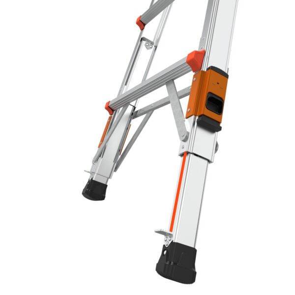 Little Giant Ladders Leveler 2.0 M26 with Leg Levelers 25.1-Feet Reach Type 1A - 300 lbs. Load Capacity Telescoping Multi-Position Ladder - Image 2