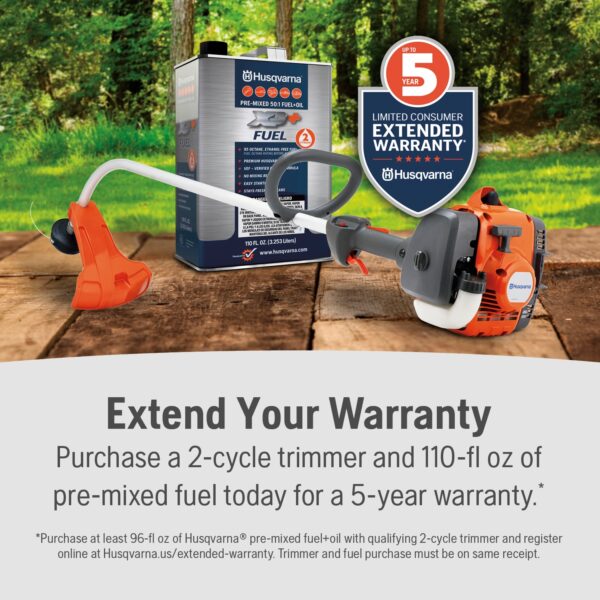 Husqvarna 330LK 28-cc 2-cycle 20-in Straight Shaft Attachment Capable Gas String Trimmer - Image 10
