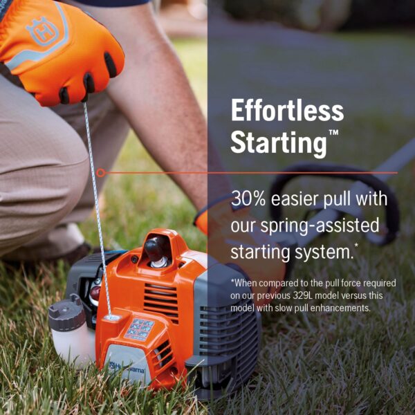 Husqvarna 330LK 28-cc 2-cycle 20-in Straight Shaft Attachment Capable Gas String Trimmer - Image 3
