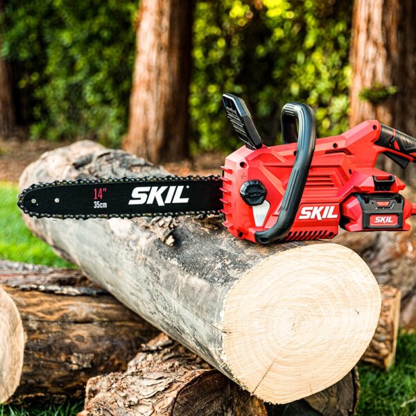 SKIL 40-volt 14-in Battery 2.5 Ah Chainsaw (Battery and Charger Included) - Image 3