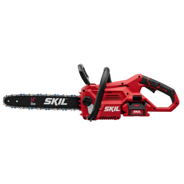 SKIL 40-volt 14-in Battery 2.5 Ah Chainsaw (Battery and Charger Included) - Image 9