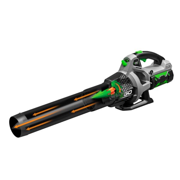 EGO POWER+ 56-volt 530-CFM 110-MPH Battery Handheld Leaf Blower 2.5 Ah (Battery and Charger Included) - Image 8