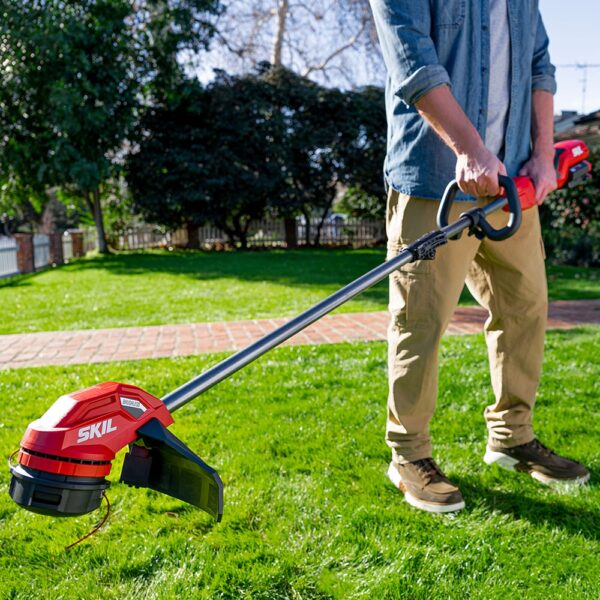SKIL PWR CORE 40-volt Cordless Battery String Trimmer and Leaf Blower Combo Kit 2.5 Ah (Battery & Charger Included) - Image 10