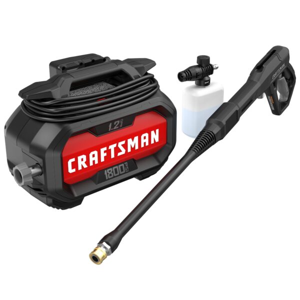 CRAFTSMAN 1800 PSI 1.2-GPM Cold Water Electric Pressure Washer with 2 Spray Tips - Image 10