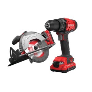 CRAFTSMAN V20 20-volt Max 2-Tool Power Tool Combo Kit (2-Batteries and Charger Included)