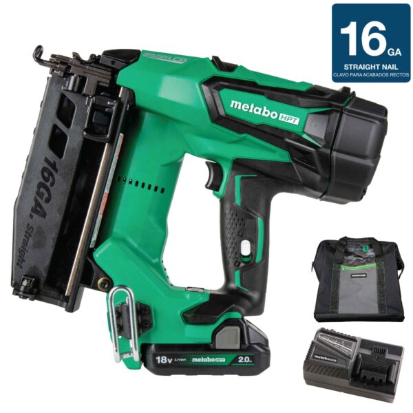 Metabo HPT 2-1/2-in 16 -Gauge Cordless Straight Finish Nailer ( Battery Included )