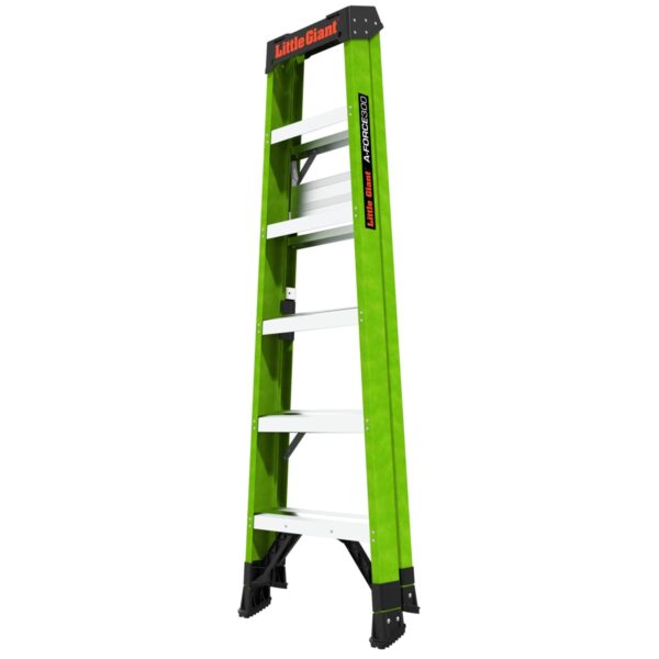 Little Giant Ladders A-Force300 6-Feet ( 10.3-Feet Reach Height ) Fiberglass Type 1A - 300 lbs. Load Capacity Step ladder - Image 3