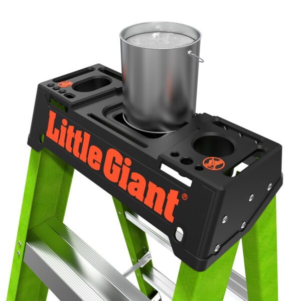 Little Giant Ladders A-Force300 6-Feet ( 10.3-Feet Reach Height ) Fiberglass Type 1A - 300 lbs. Load Capacity Step ladder - Image 6