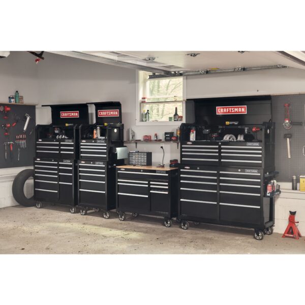 CRAFTSMAN 2000 Series 26.5-Inches W x 37.5-Inches H 5 -Drawer Steel Rolling Tool Cabinet ( Black ) - Image 5