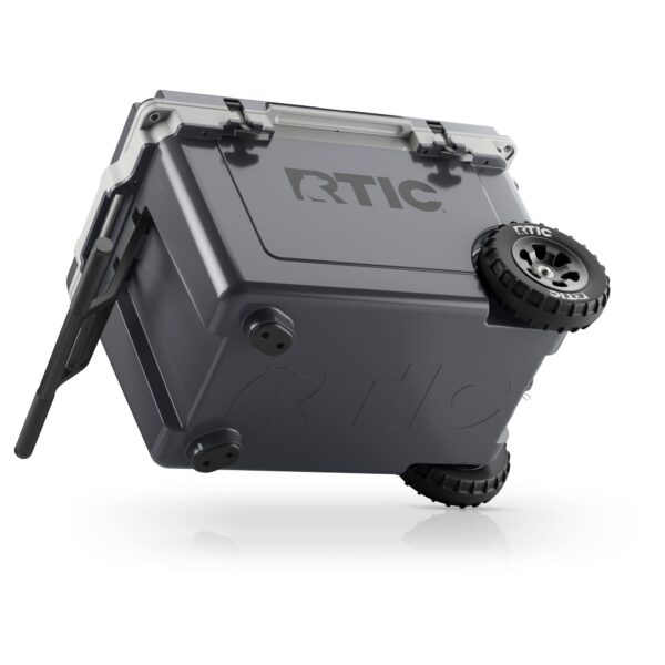 RTIC Outdoors Wheeled Ultra Dark Grey / Cool Grey 52-Quart Wheeled Insulated Chest Cooler - Image 4