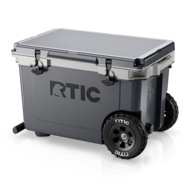 RTIC Outdoors Wheeled Ultra Dark Grey / Cool Grey 52-Quart Wheeled Insulated Chest Cooler - Image 5