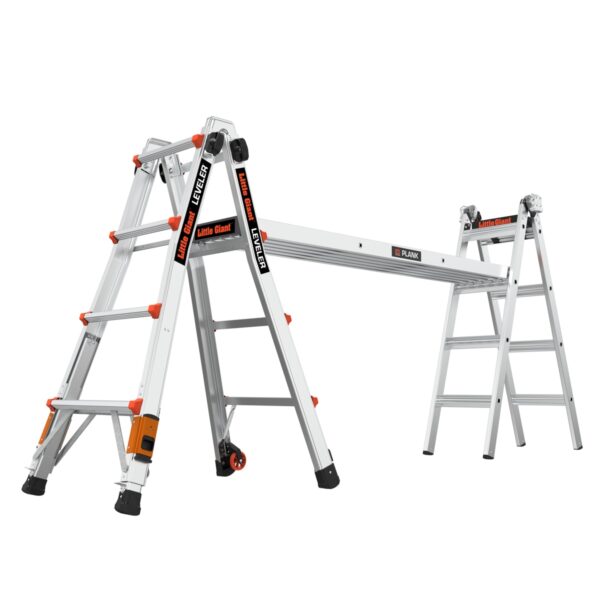 Little Giant Ladders Leveler 2.0 M17 with Leg Levelers 18-Feet Reach Type 1A - 300 lbs. Load Capacity Telescoping Multi-Position Ladder - Image 9