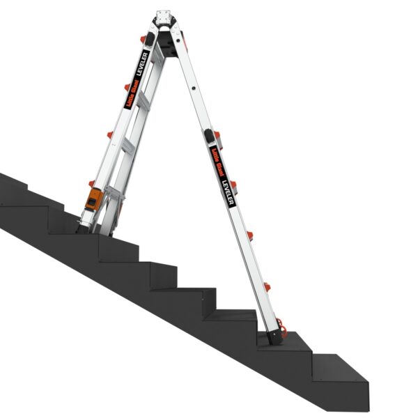 Little Giant Ladders Leveler 2.0 M17 with Leg Levelers 18-Feet Reach Type 1A - 300 lbs. Load Capacity Telescoping Multi-Position Ladder - Image 6