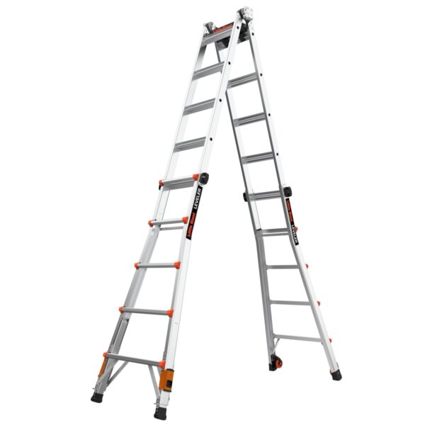 Little Giant Ladders Leveler 2.0 M22 with Leg Levelers 22-Feet Reach Type 1A - 300 lbs. Load Capacity Telescoping Multi-Position Ladder - Image 6