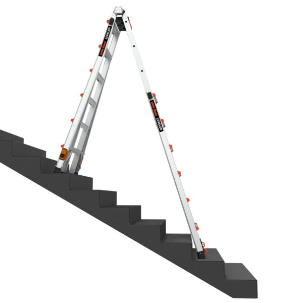 Little Giant Ladders Leveler 2.0 M26 with Leg Levelers 25.1-Feet Reach Type 1A - 300 lbs. Load Capacity Telescoping Multi-Position Ladder - Image 4