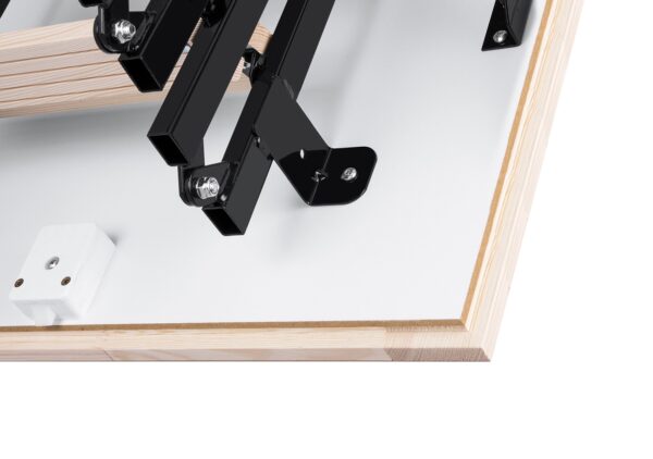 STAIRLUXE Insulated Metal Folding Attic Ladder 8-Feet to 8.54-Feet (Rough Opening: 32.29-Inches x 32.29-Inches ) with 352-lbs. Capacity - Image 3